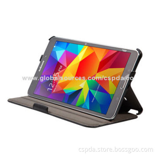 High-quality PU Leather Heat-setting Case for Samsung Galaxy Tab 4 8.0, OEM and ODM Orders Welcomed